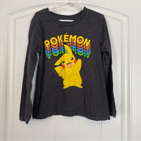 jumping beans Other - Jumping Beans Little Boys Gray Pokemon Long Sleeve Shirt Size 6
